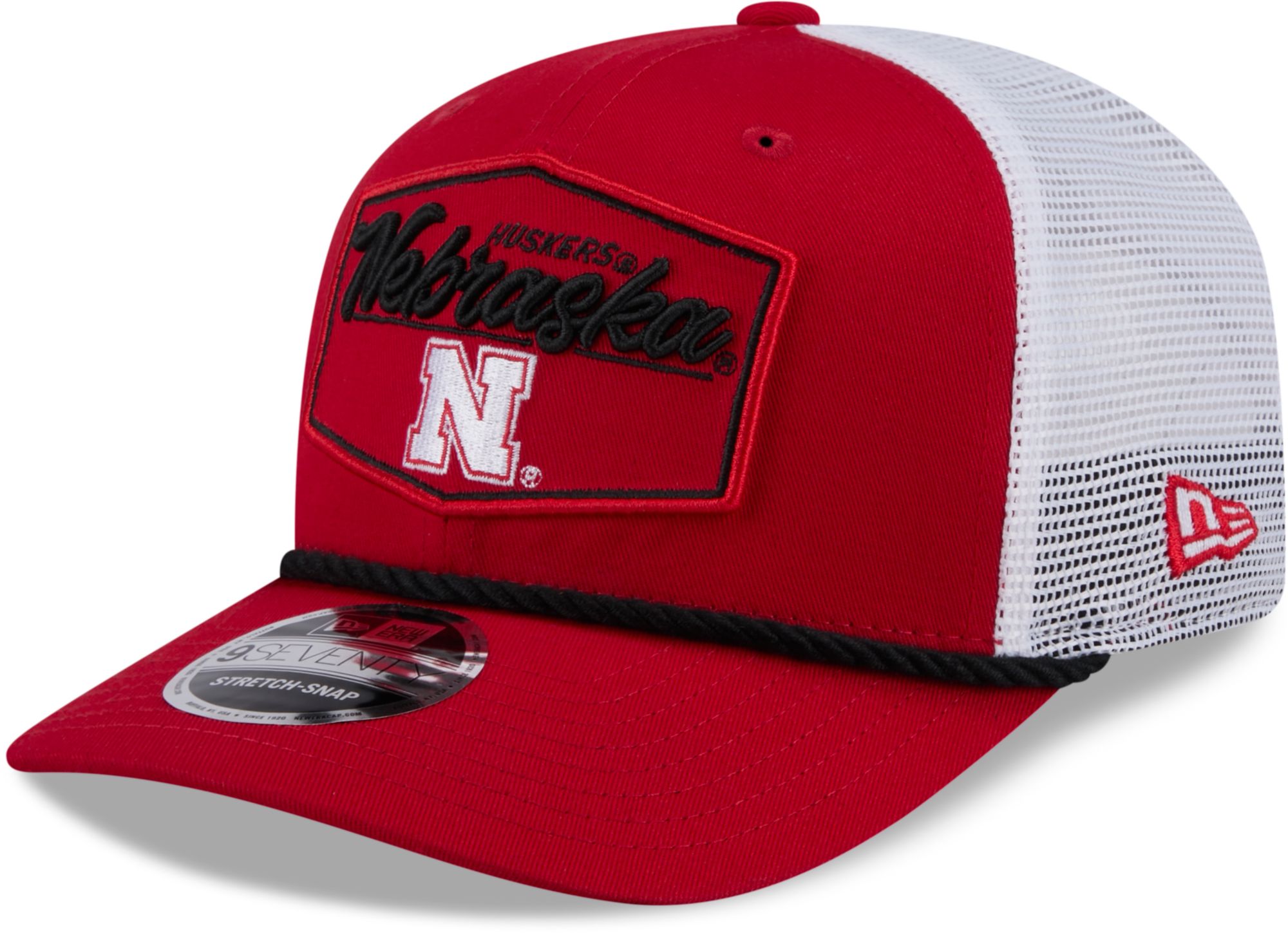 New Era Adult Nebraska Cornhuskers Red 970 Adjustable Stretch-Snap Hat
