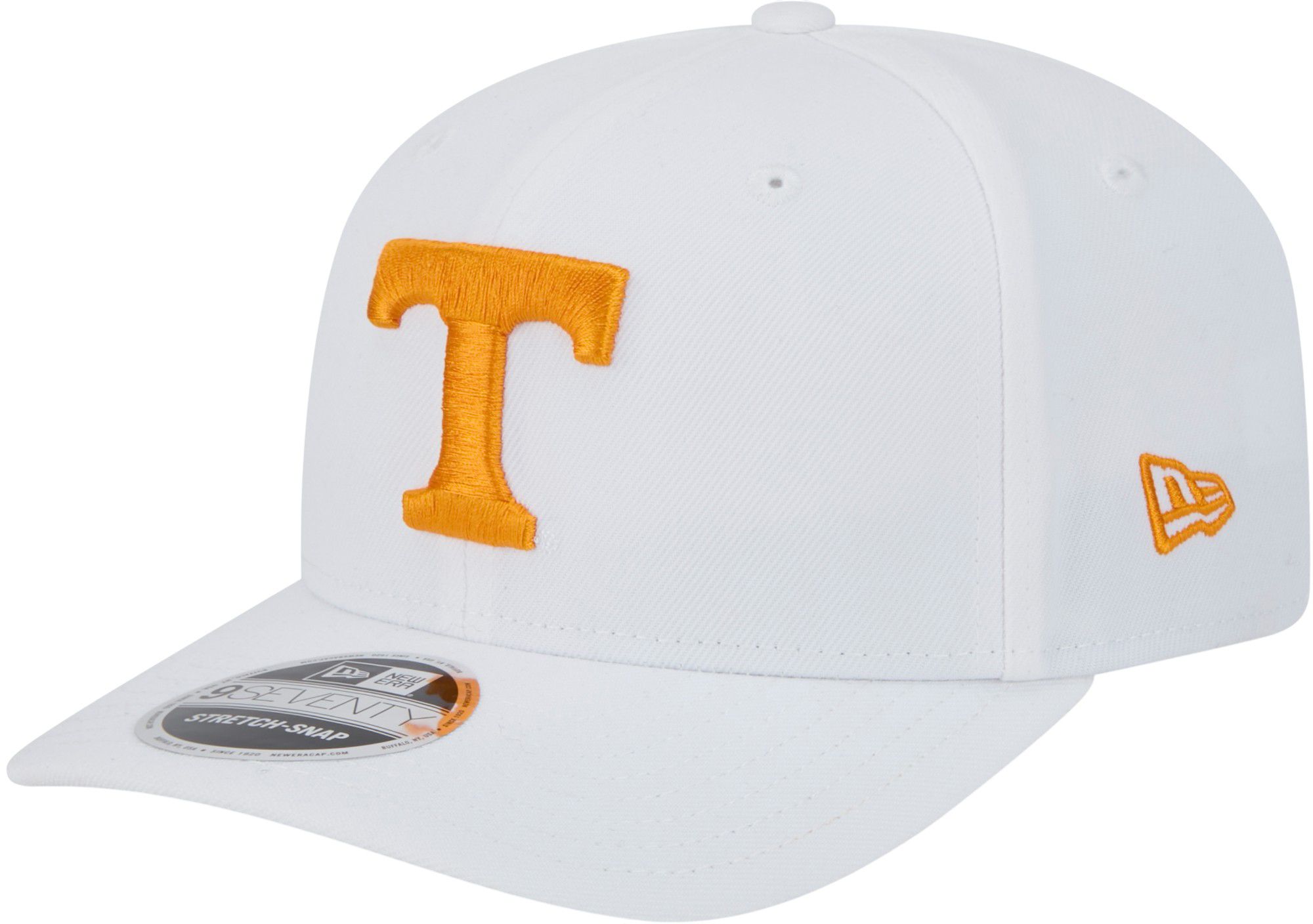 New Era Adult Tennessee Volunteers White 970 Adjustable Stretch-Snap Hat