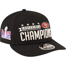 New Era Adult 2024 NFC Conference Champions San Francisco 49ers Locker Room Low Profile 9Fifty Adjustable Hat