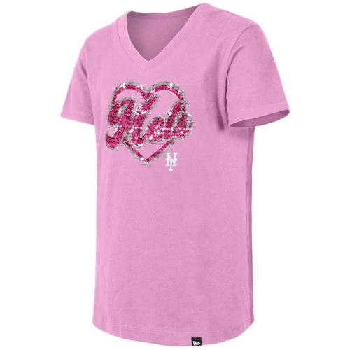 売れ筋商品|||ニューエラ カットソー トップス レディース Women's  New York Mets Game Day Rhinestone V-neck T-Shirt  New Era Women's Royal New York Mets Game Day Rhinestone V