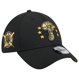 New Era Adult Philadelphia Phillies Armed Forces Day 2024 Black 39Thirty Stretch Fit Hat