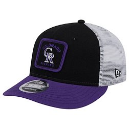 New Era Men's Colorado Rockies Purple Squared Low Profile 59Fifty Fitted Hat