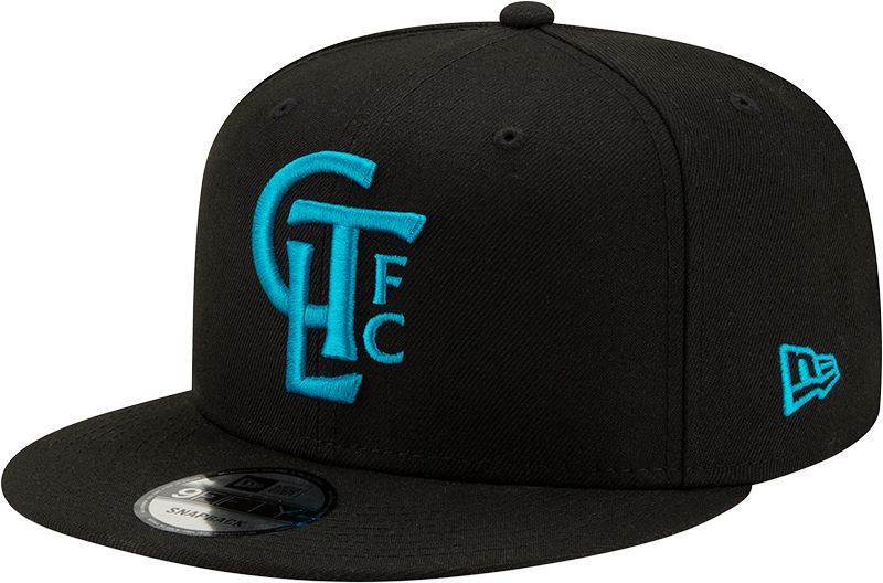 New Era Adult Charlotte FC 9Fifty Alternate Logo Black Adjustable Hat