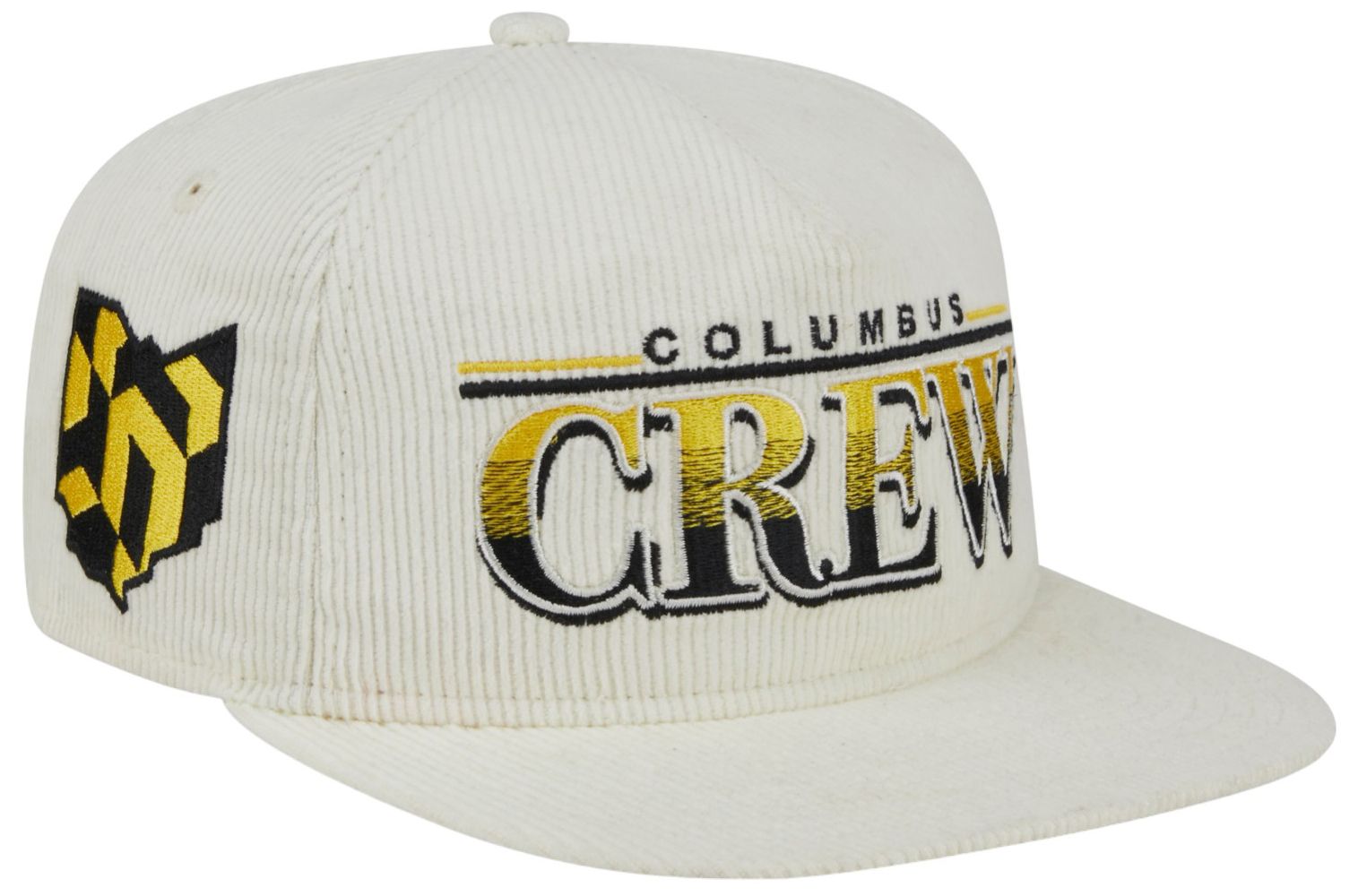 New Era Adult Columbus Crew 2024 Golfer Rope Off White Adjustable Hat