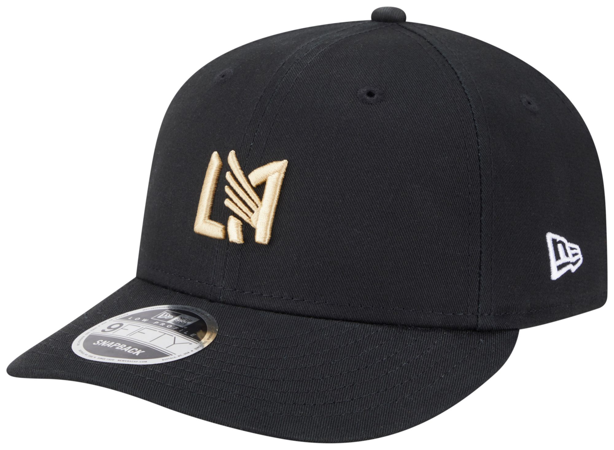 New Era Adult Los Angeles FC 9Fifty 2024 Logo Black Adjustable Hat