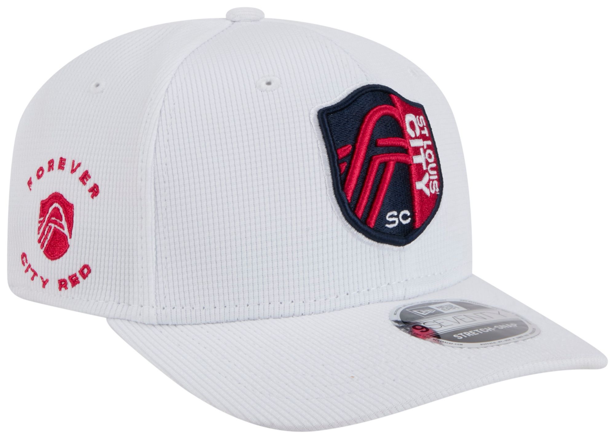 New Era Men's St. Louis City SC 2025- 2026 White Jersey Hook 9Seventy Adjustable Hat