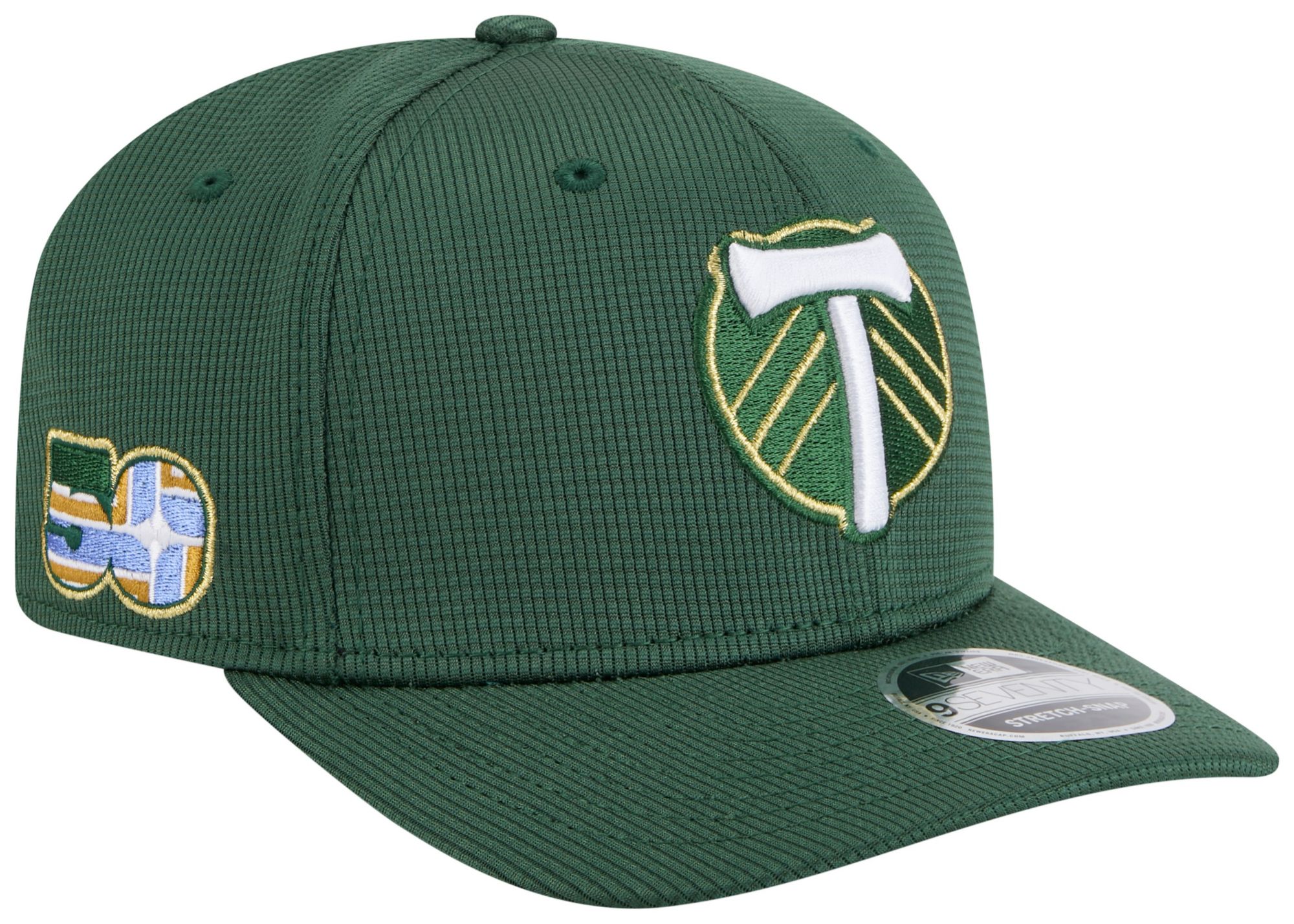 New Era Men's Portland Timbers 2025- 2026 Green Jersey Hook 9Seventy Adjustable Hat