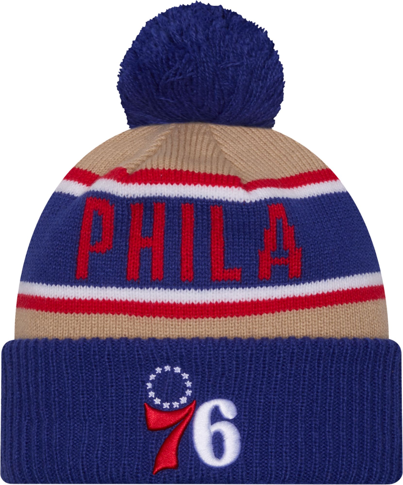 New Era Adult 2024 NBA Draft Philadelphia 76ers Knit Beanie