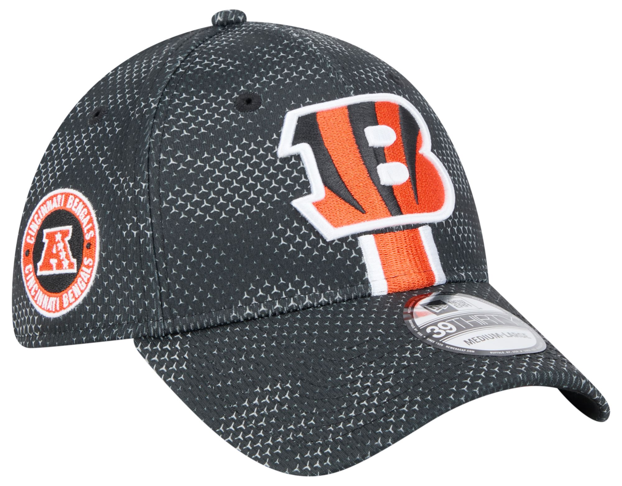 New Era Men's Cincinnati Bengals Sideline 39Thirty Stretch Fit Hat