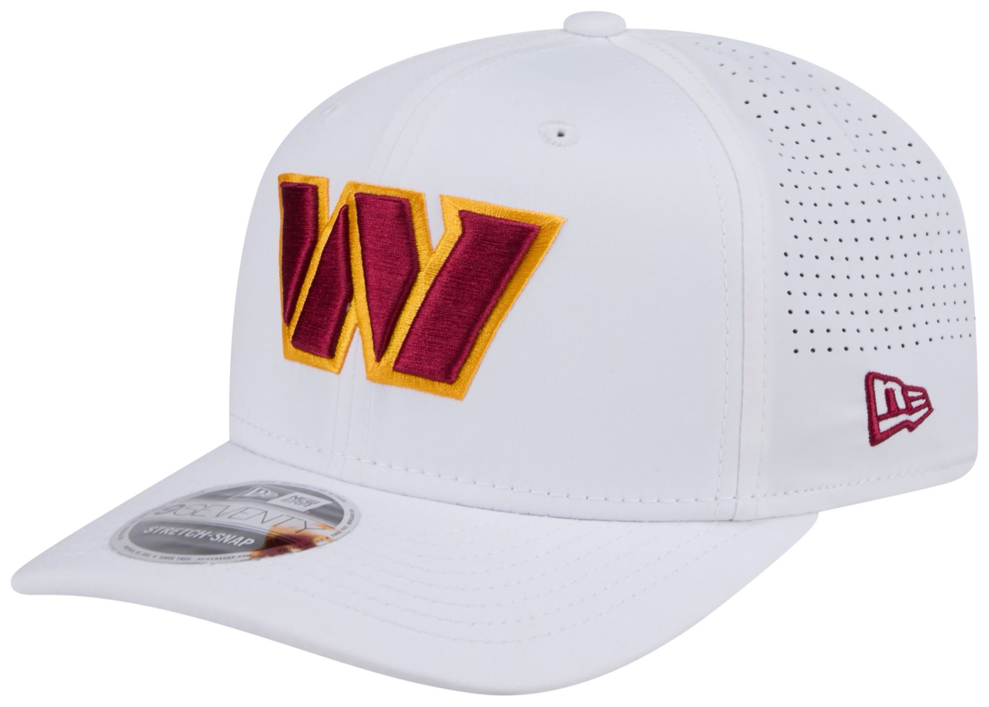 New Era Men's Washington Commanders Performance 9Seventy White Adjustable Hat