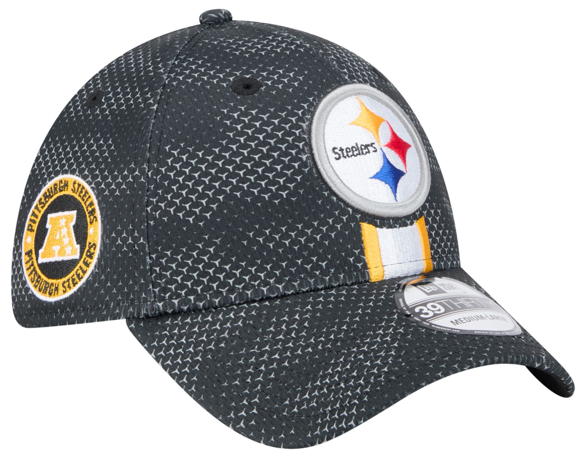 New Era Men's Pittsburgh Steelers Sideline 39Thirty Stretch Fit Hat