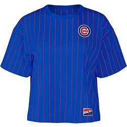 New Era Women's Chicago Cubs Blue Throwback T-Shirt