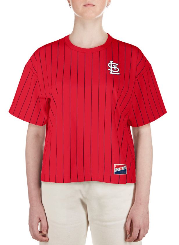 New Era Women's St. Louis Cardinals Red Throwback T-Shirt
