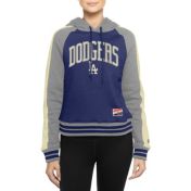 Antigua Women's Los Angeles Dodgers Black Victory Hooded