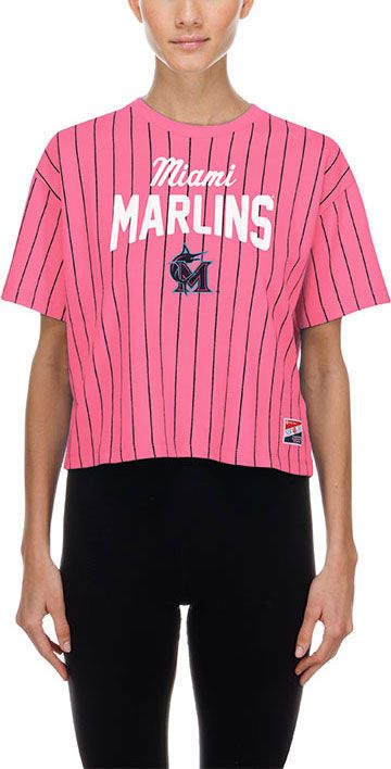 New Era Women's Miami Marlins City Connect Throwback T-Shirt