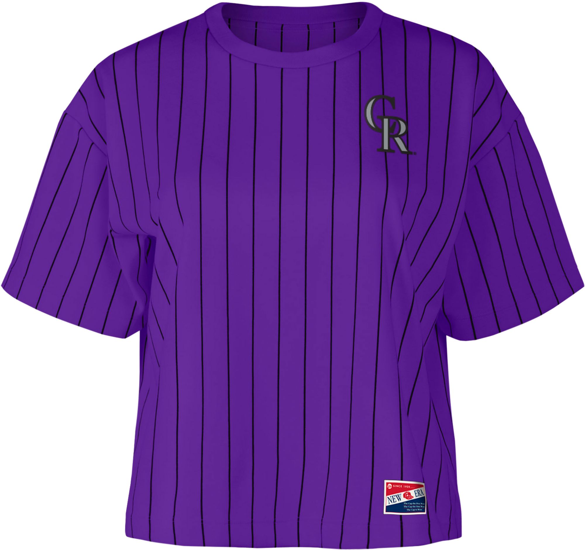 New Era Women's Colorado Rockies Purple Throwback T-Shirt
