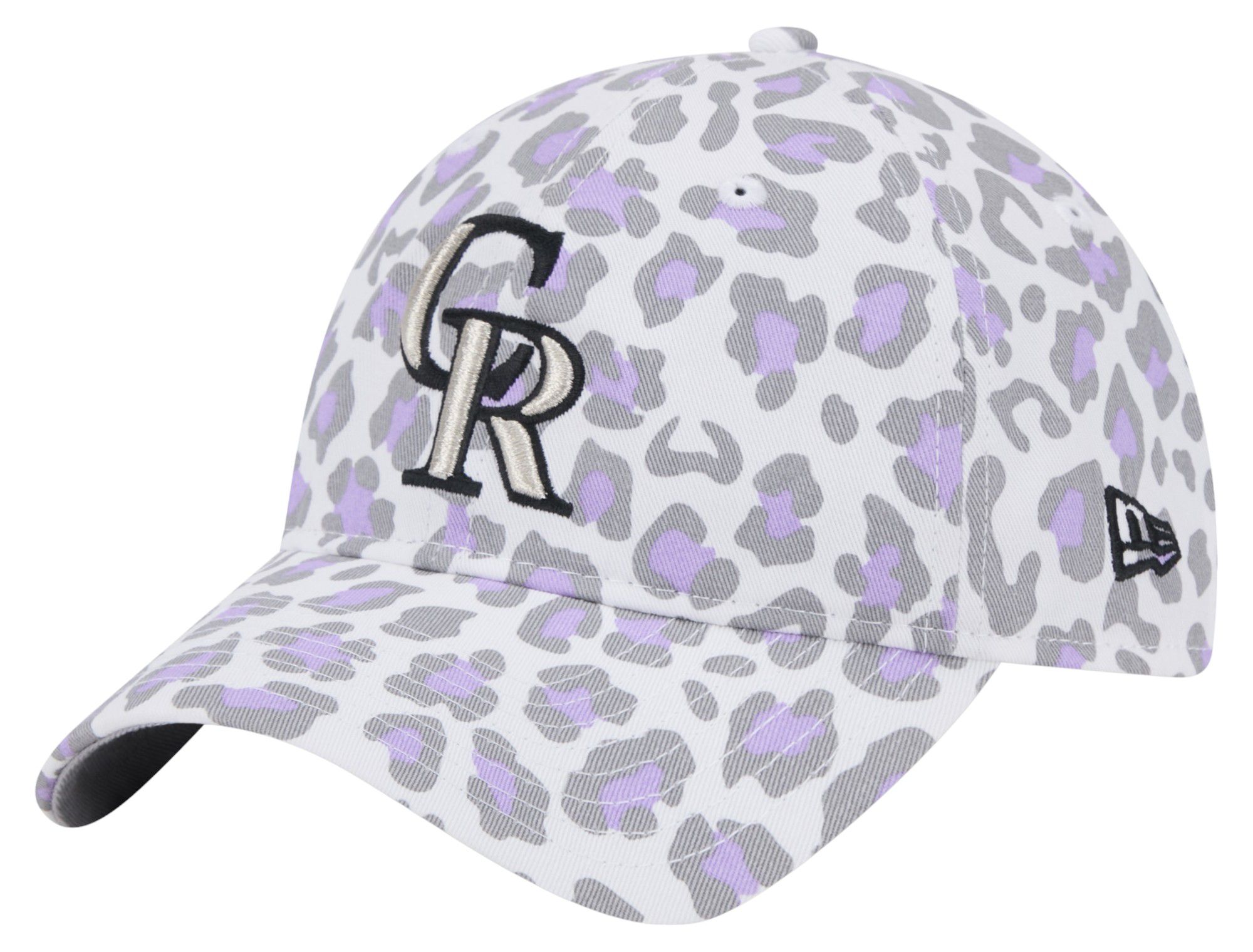 New Era Women's Colorado Rockies White Active 9Twenty Adjustable Hat