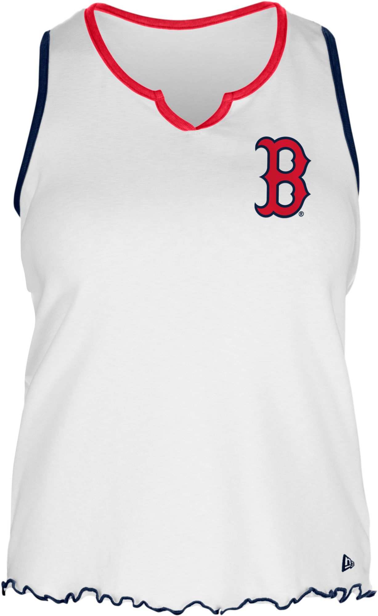 New Era Women's Boston Red Sox White Summer Tank Top