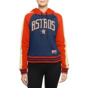 Pro Standard Women's Houston Astros Navy Logo Fleece Crew