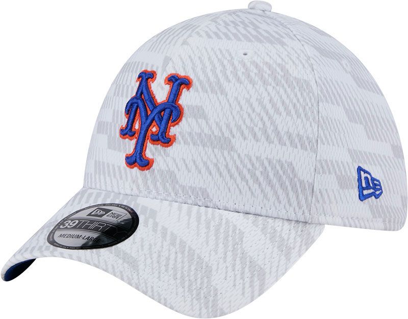 New Era Youth New York Mets White Graded 39Thirty Stretch Fit Hat