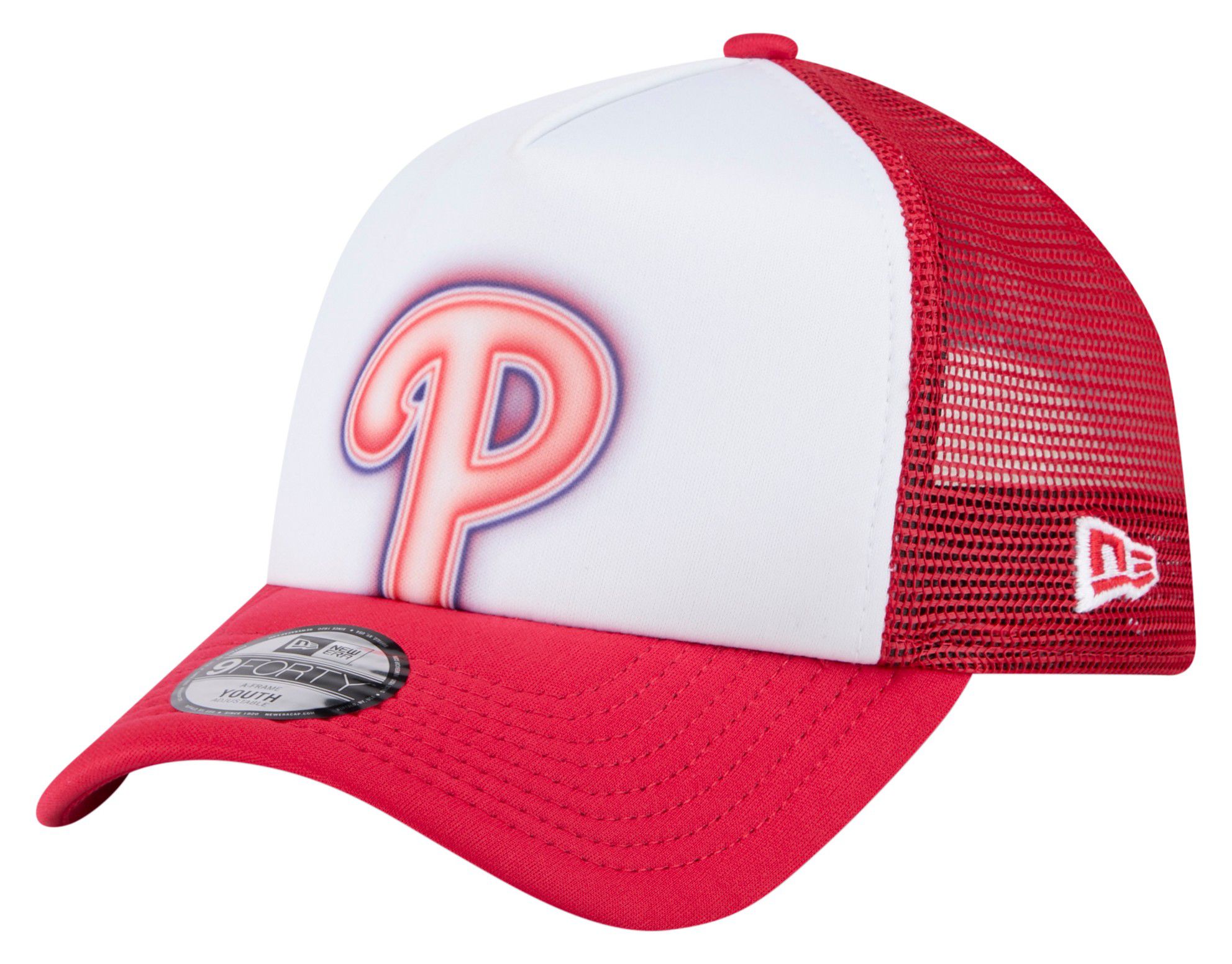 New Era Toddler Philadelphia Phillies Red Painted 9Forty Adjustable Hat