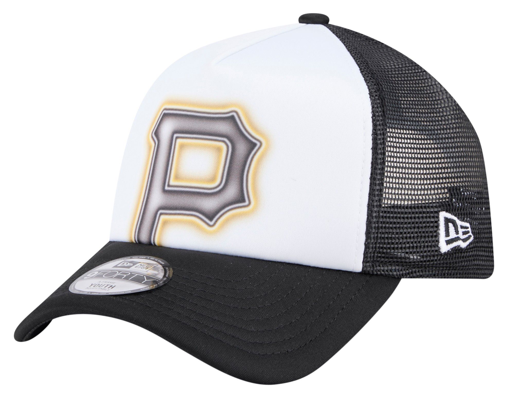 New Era Adult Pittsburgh Pirates Black Painted 9Forty Adjustable Hat