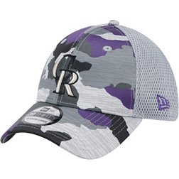 New Era Youth Colorado Rockies Camo Active 39Thirty Stretch Fit Hat