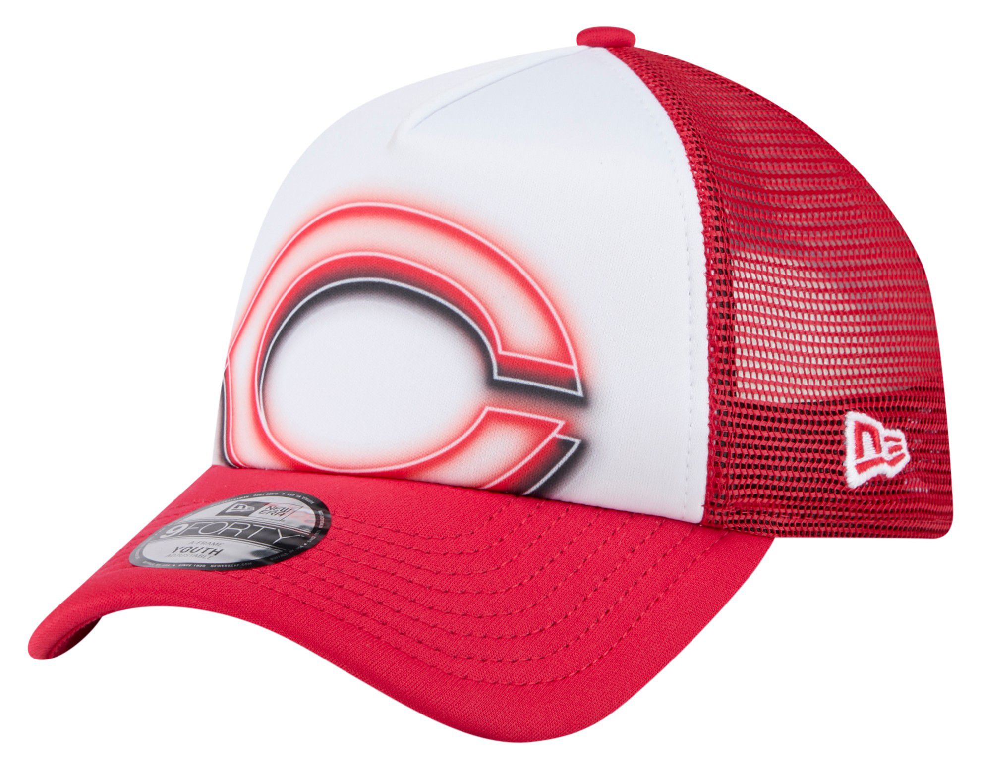 New Era Adult Cincinnati Reds Red Painted 9Forty Adjustable Hat