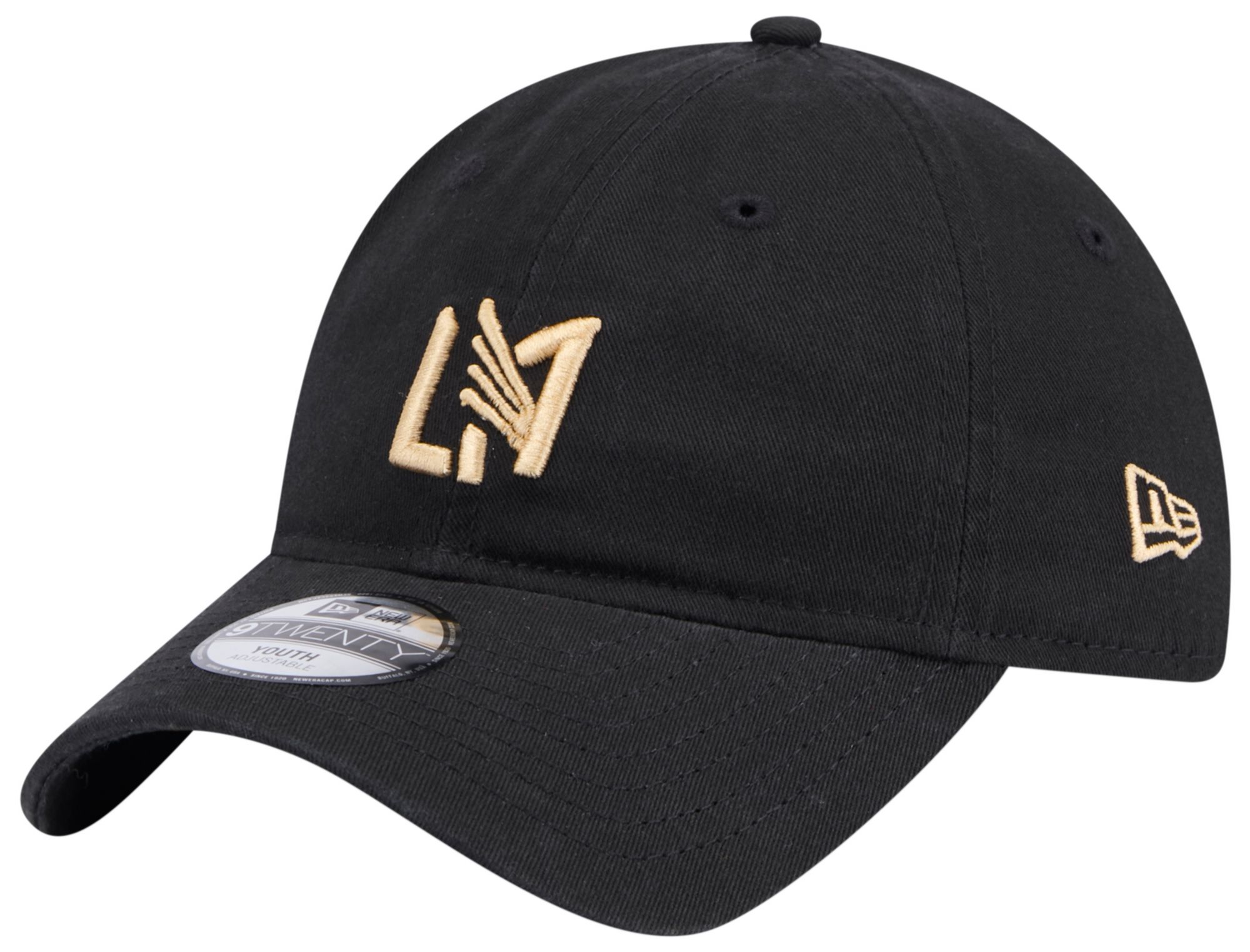 New Era Youth Los Angeles FC Black Logo 9Twenty Adjustable Hat