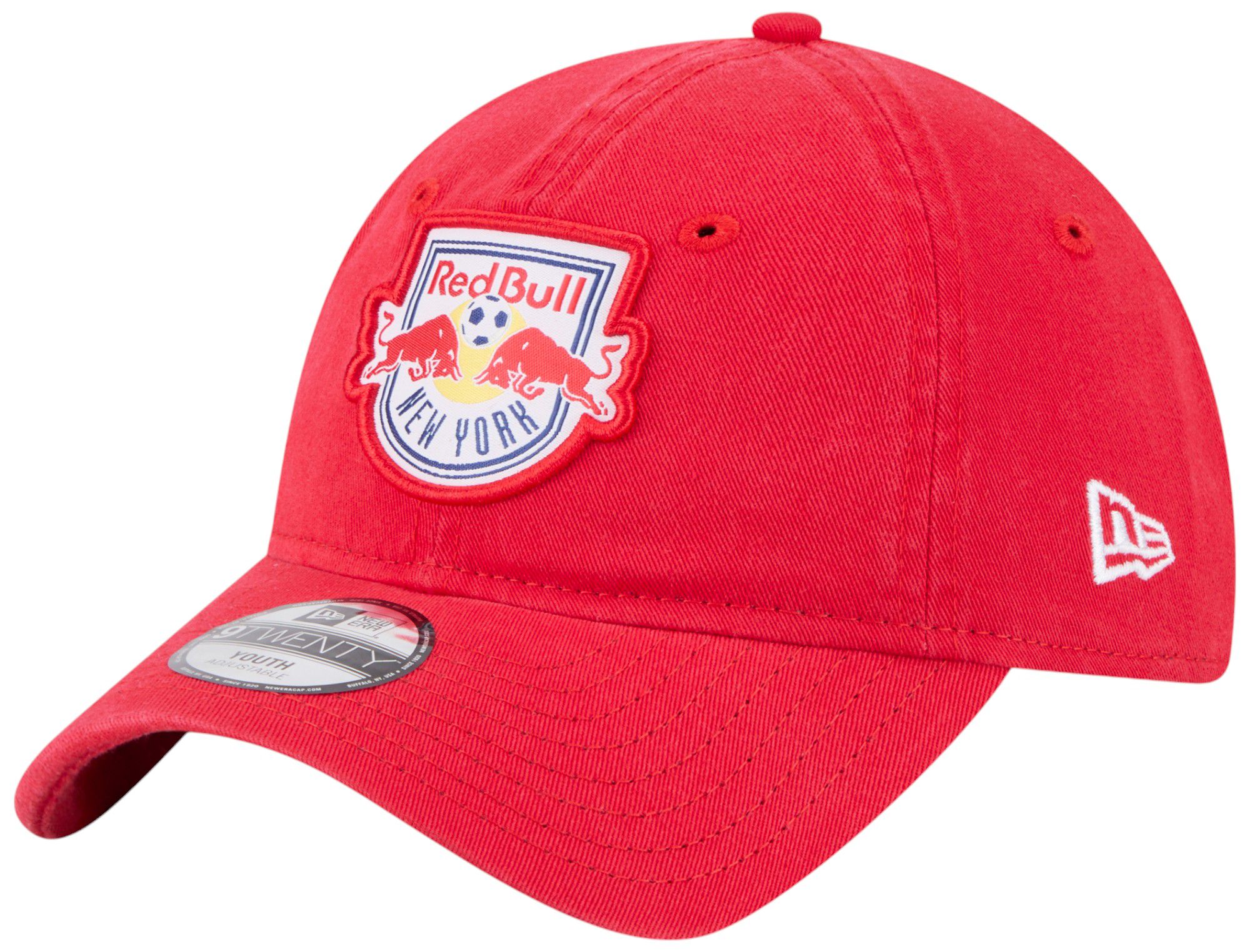 New Era Youth New York Red Bulls Red Logo 9Twenty Adjustable Hat