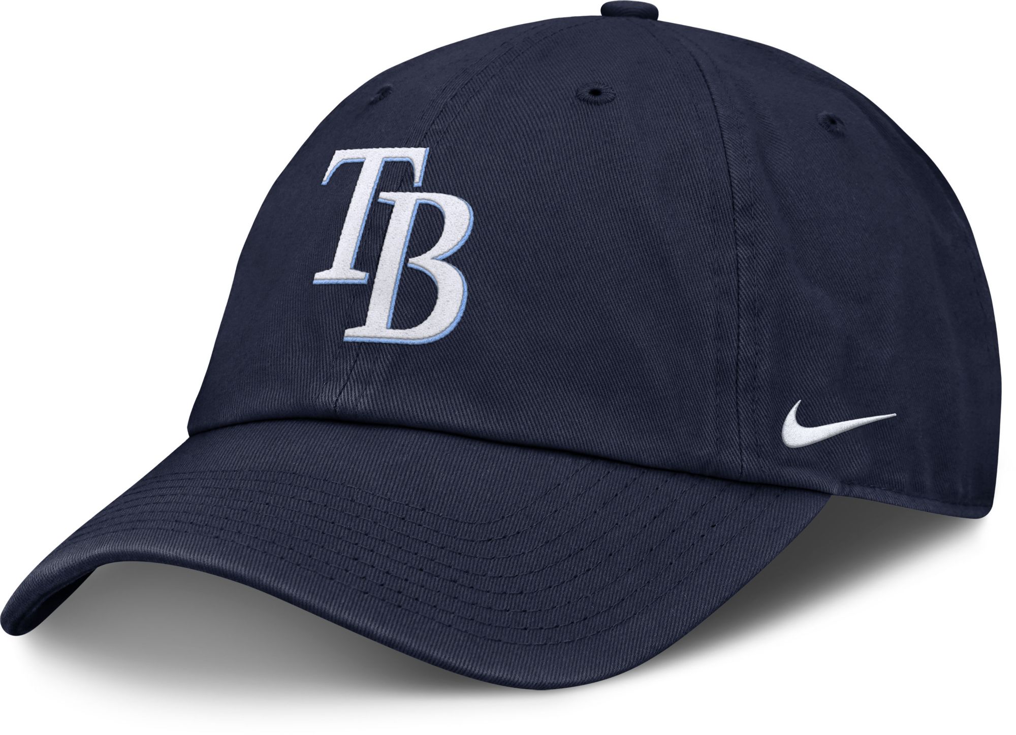 Nike Adult Tampa Bay Rays Navy Evergreen Club Adjustable Hat