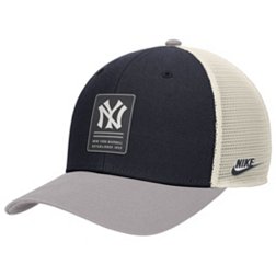 Nike Adult New York Yankees Blue Cooperstown Rewind Adjustable Trucker Hat