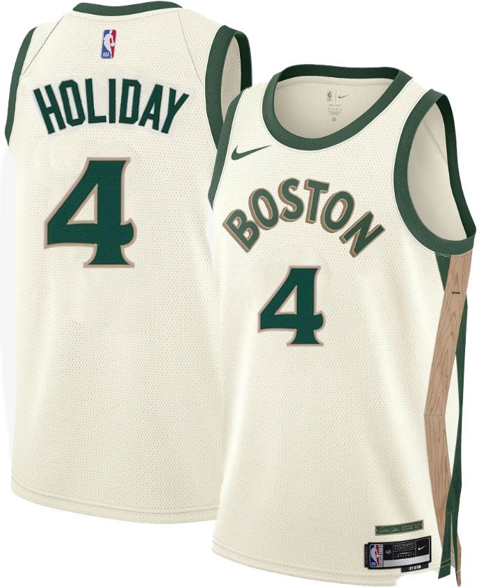 Nike Adult 2023-24 City Edition Boston Celtics Jrue Holiday #4 Swingman Jersey