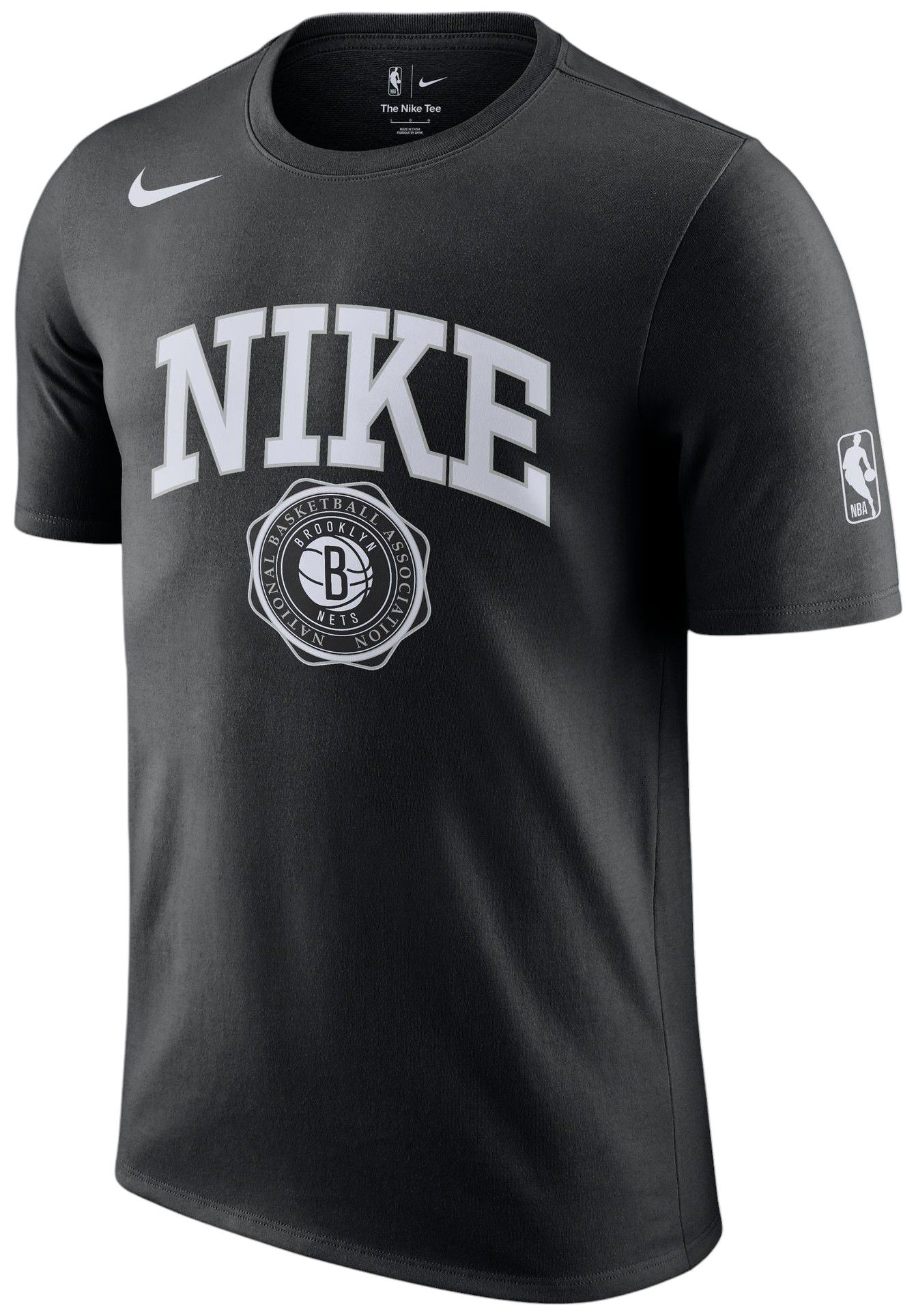 Nike Adult Brooklyn Nets Black College T-Shirt