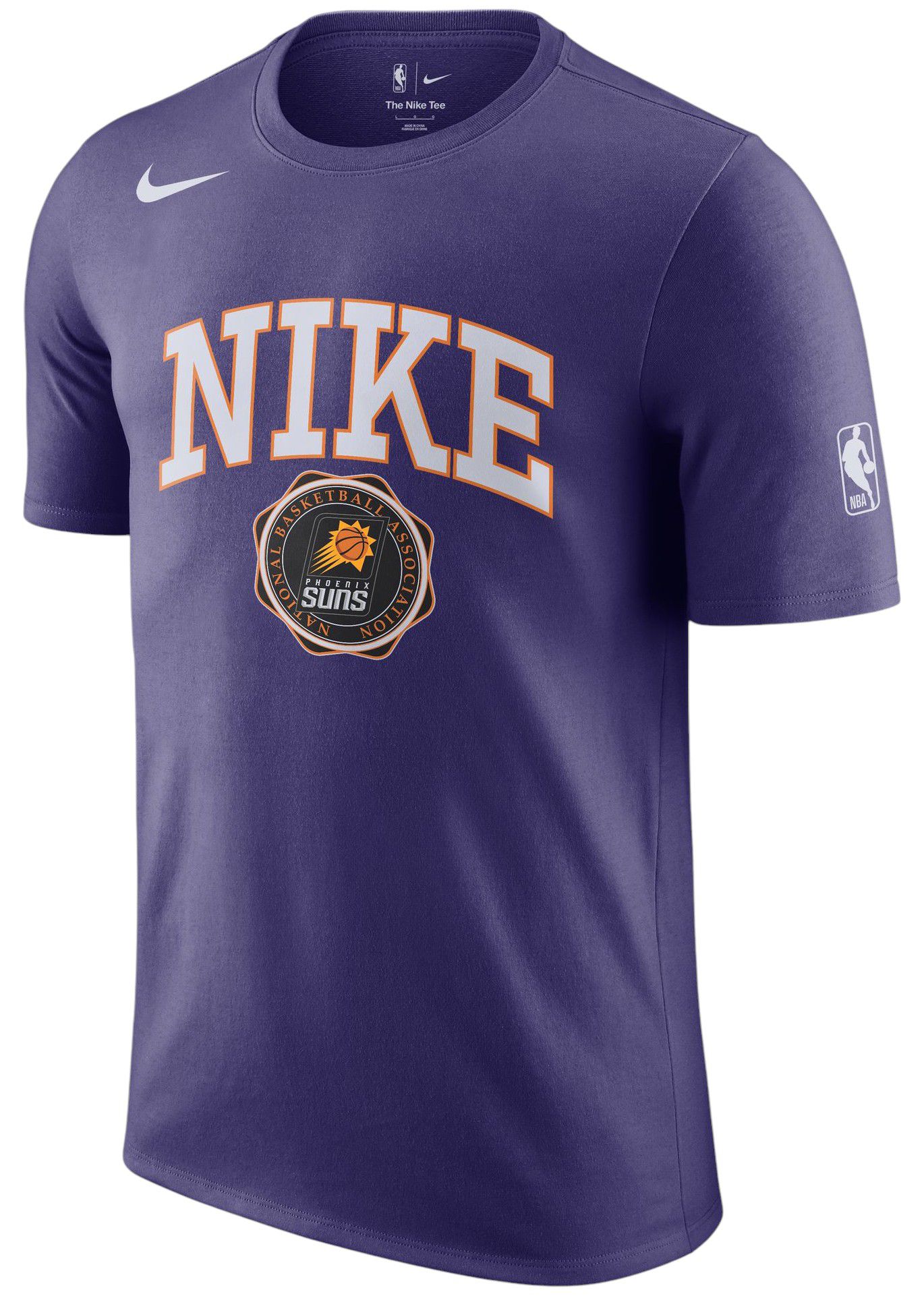 Nike Adult Phoenix Suns Purple College T-Shirt