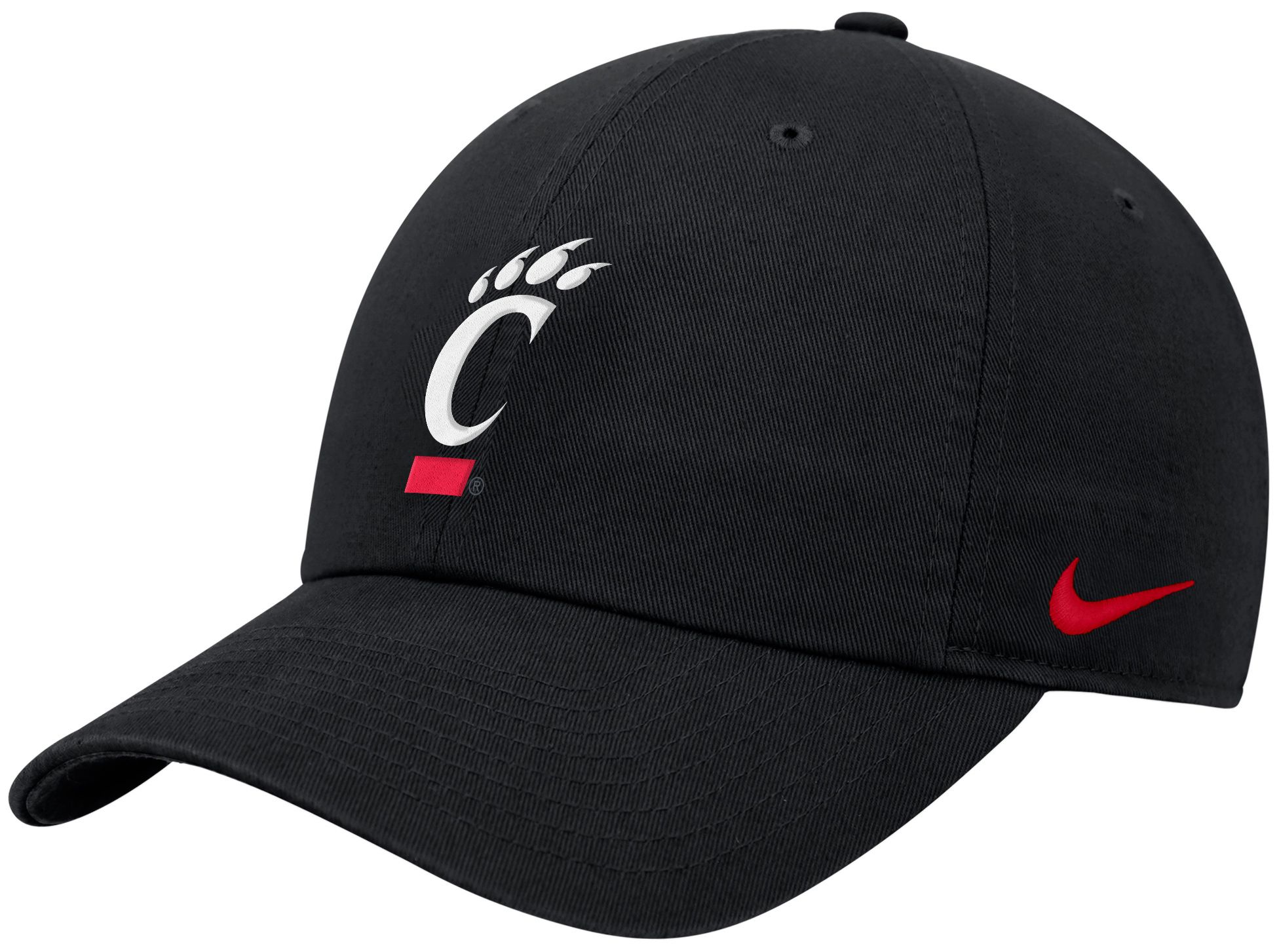 Nike Adult Cincinnati Bearcats Black Logo Club Adjustable Hat