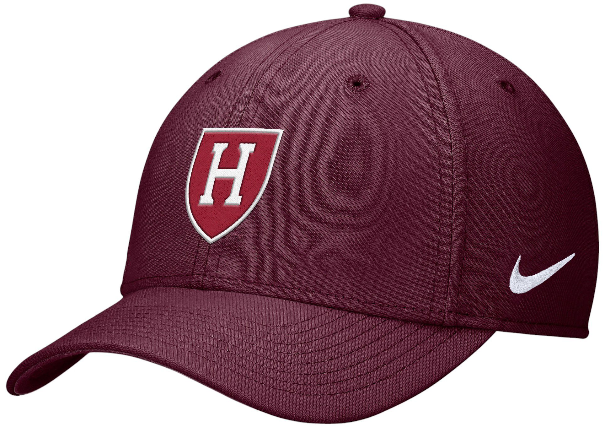Nike Adult Harvard Crimson Deep Maroon Swooshflex Hat