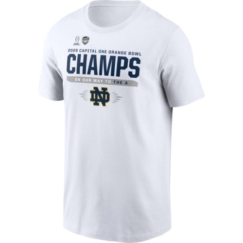 Image One Men's Notre Dame Fighting Irish Khaki Mascot Circle T - Main Image