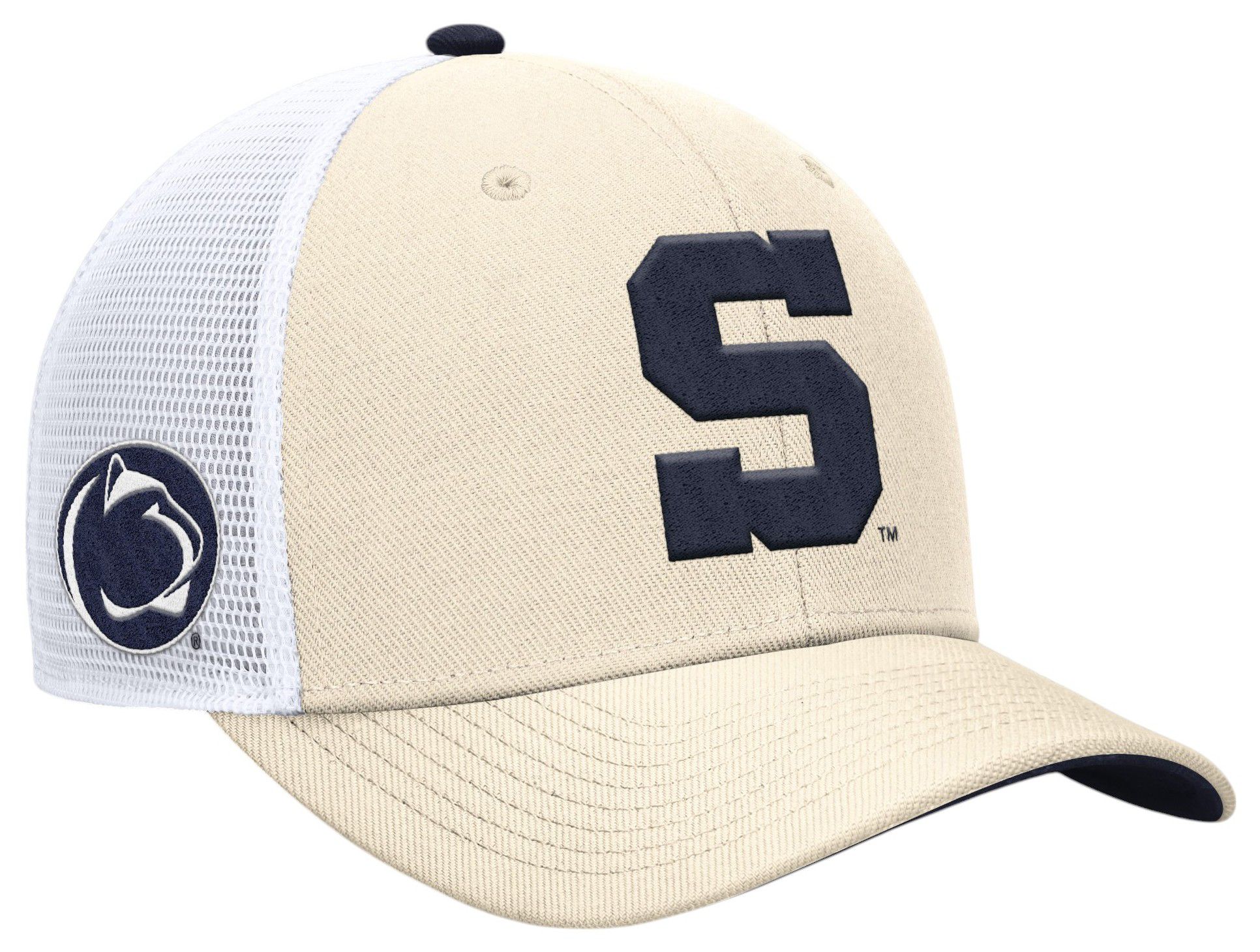 Nike Adult Penn State Nittany Lions Natural Dri-FIT Rise Adjustable Trucker Hat