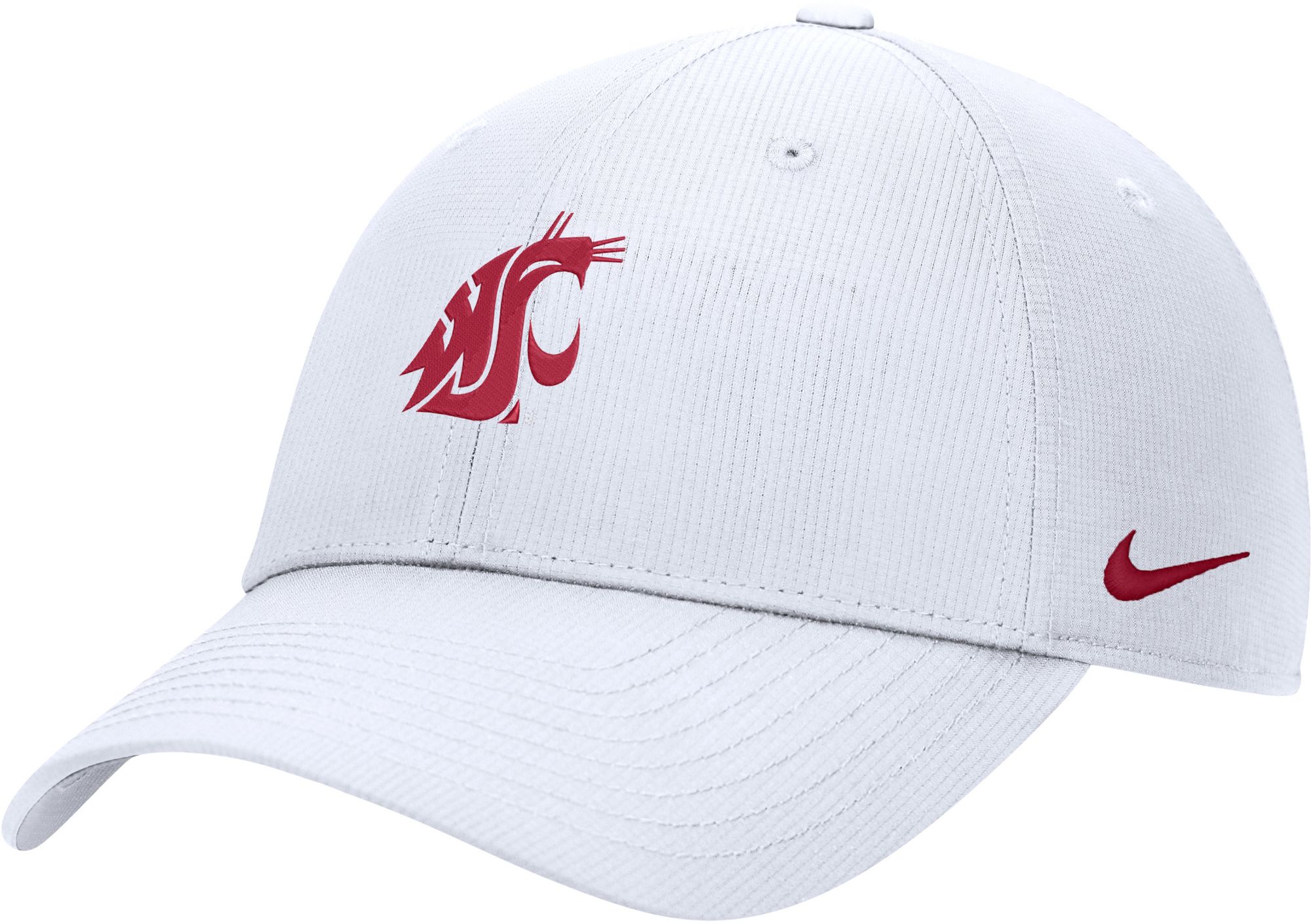 Nike Men's Washington State Cougars White Logo Club Stretch Hat