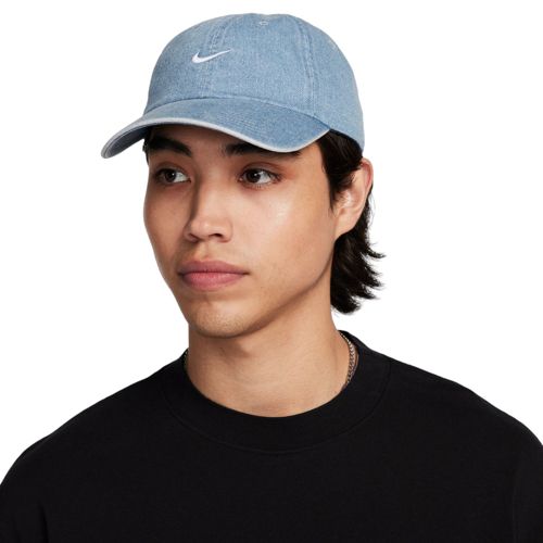 ■Nike■ Club Unstructured Denim Cap M Black White HF0383010 Nike Club Unstructured Denim Cap in Black/White | Boardertown