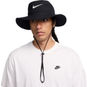★Nike★ Apex Dry Fit Bucket Hat Light Smoke Grey Black HJ71 Nike Dri-FIT Apex Bucket Hat, Black Size M at Amazon Women's