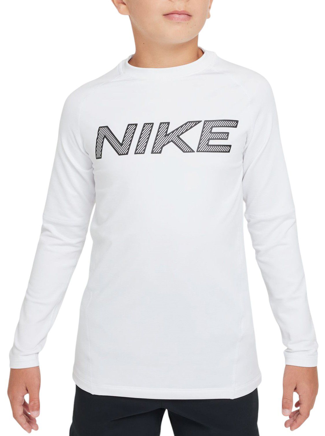 Nike Boys' Pro Warm Dri-FIT Training Long Sleeve Shirt