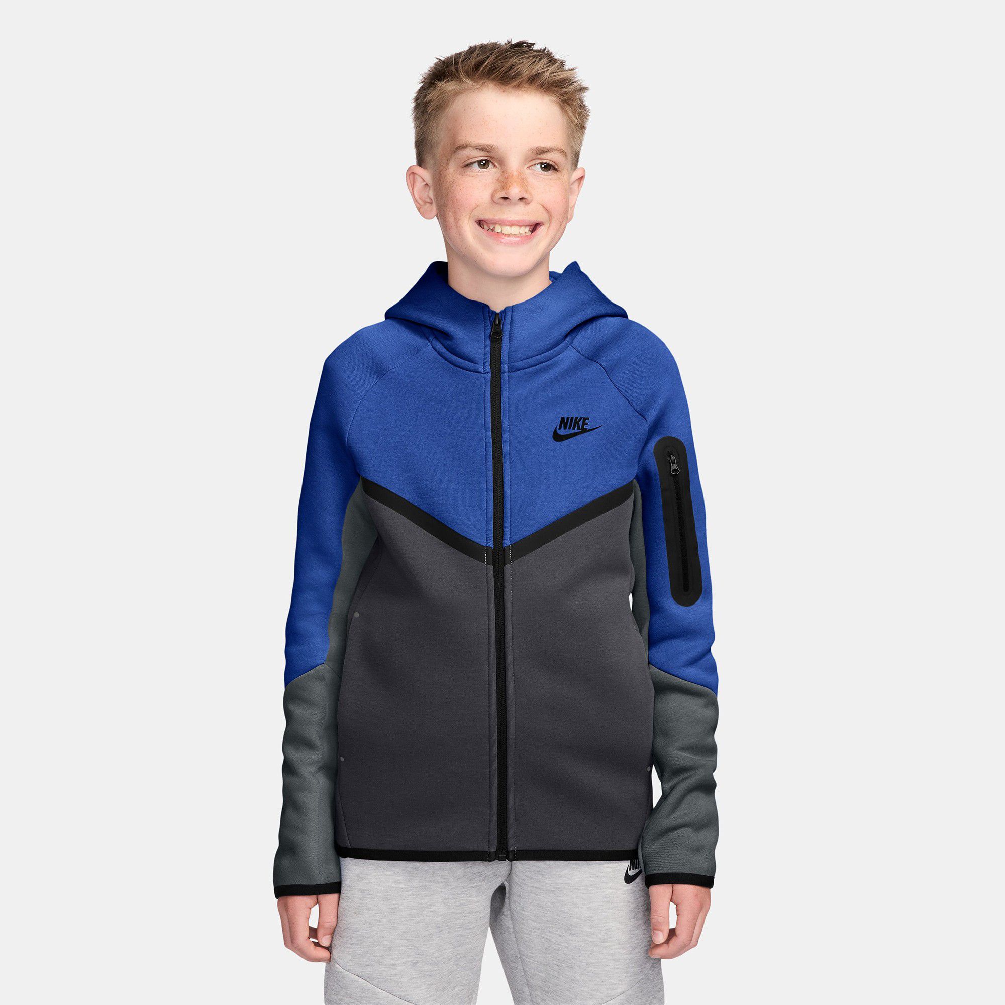 Nike Kids' Tech Fleece Full-Zip Sweatshirt
