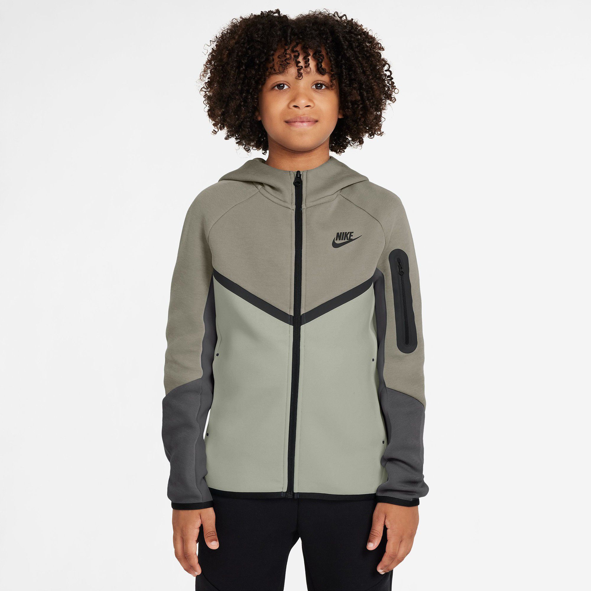 Nike Boys' Tech Fleece Full-Zip Sweatshirt