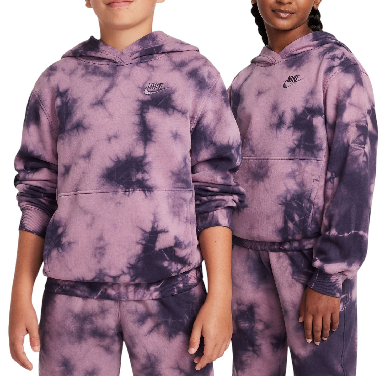 Nike Kids' Sportswear Club Fleece Wash Print Hoodie