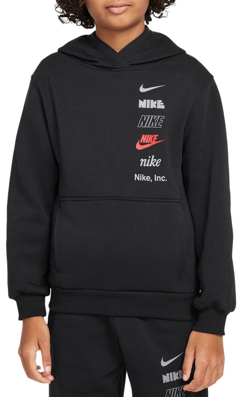 Nike Kids' Sportswear Club Fleece Multi Logo Hoodie