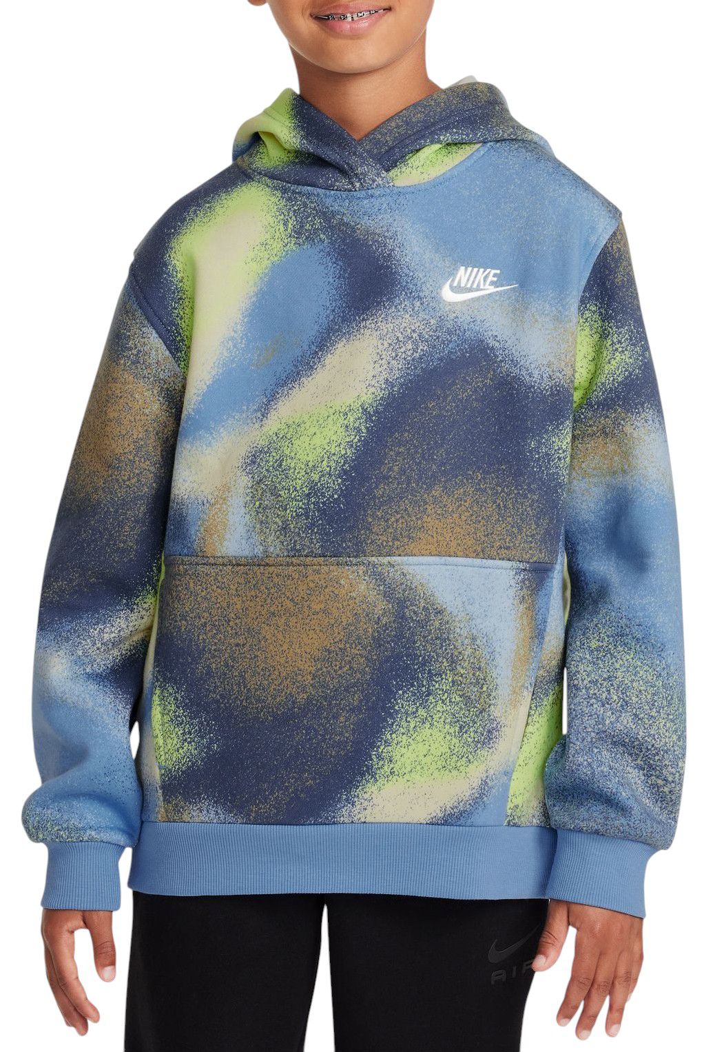 Nike Kids' Sportswear Printed Club Fleece Hoodie