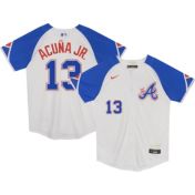 $160 Nike Atlanta factory Braves Ronald Acuna Jr City Connect MLB Jersey Mens Sz: L