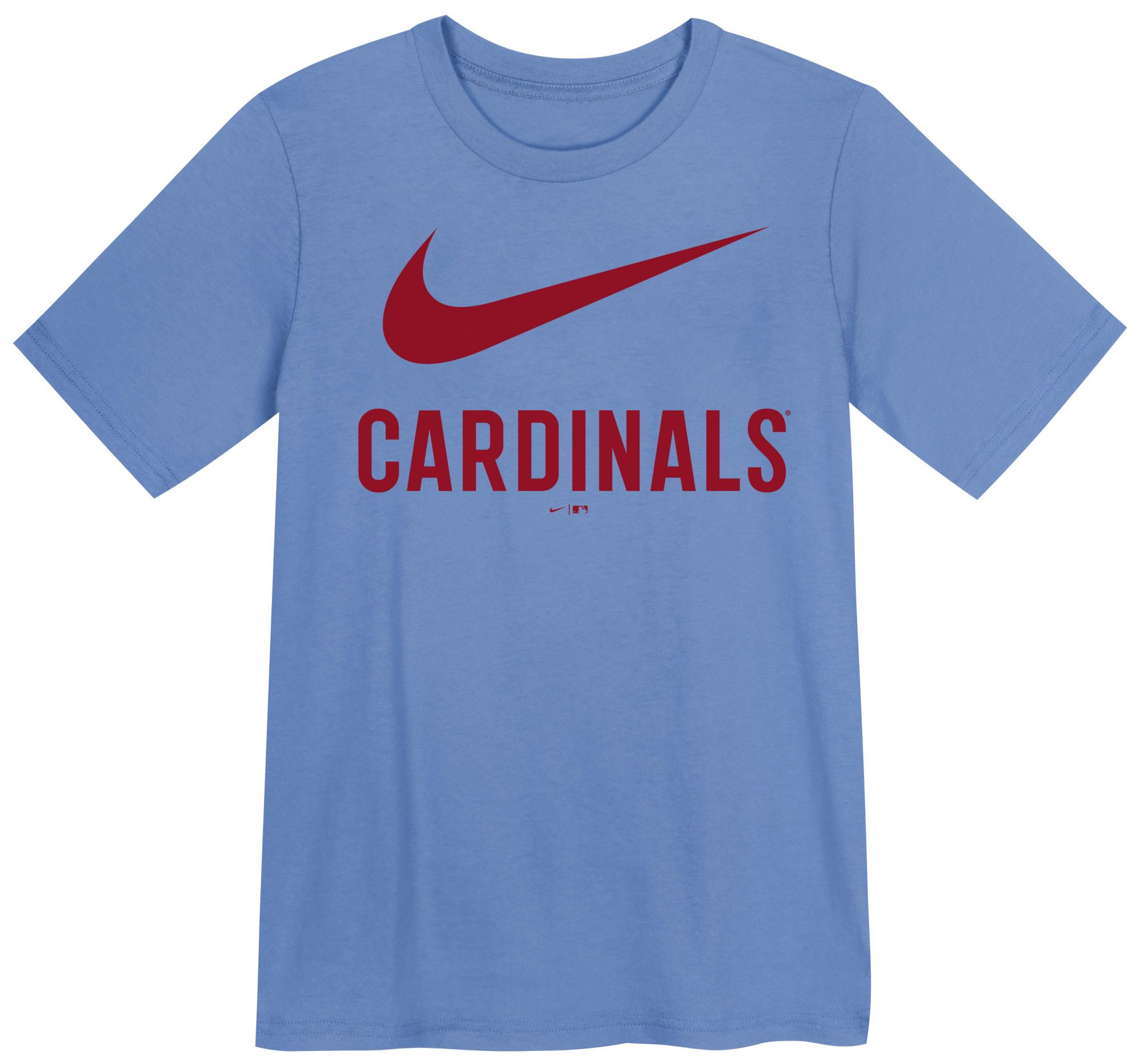 Nike Little Kids' St. Louis Cardinals Blue Swish Cotton T-Shirt